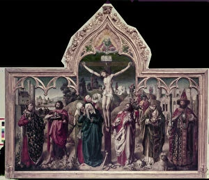 Images Dated 29th September 2005: Altarpiece of the Parliament of Paris, c1452