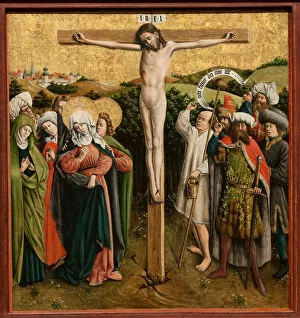 Altarpiece with The Passion of Christ, c. 1440s. Creator: Master of the Schlagl Altarpiece
