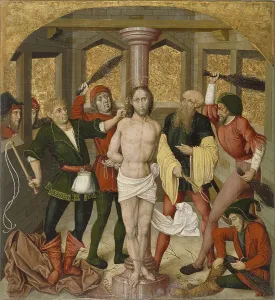 Beating Prints: Altarpiece with the Passion of Christ: Flagellation, c1480-1495. Creator: Unknown
