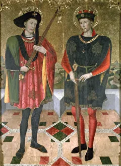 Central Prints: Altarpiece of Saint Abdon and Saint Senen, painted between 1459 / 1460, central panel