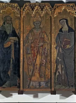 Images Dated 16th June 2014: Altarpiece of Saint Nicholas, Saint Claire and Saint Anthony