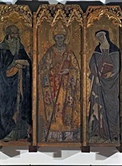 Central Prints: Altarpiece of Saint Nicholas, Saint Claire and Saint Anthony
