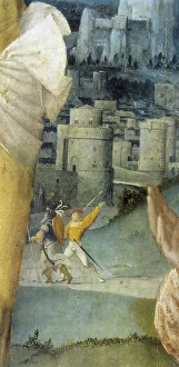 Detail from the altarpiece of St Anthony, 16th century Detail from the altarpiece of St Anthony, 16th century