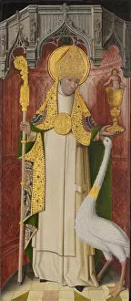 Swan Gallery: Altarpiece from Thuison-les-Abbeville: Saint Hugh of Lincoln, 1490 / 1500. Creator: Unknown
