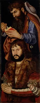 Frederick Iii Collection: Altarpiece of the Virgin, or so-called Princes Altarpiece (right wing), c. 1510