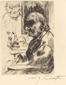 Elder Prints: Alter Mann (Old Man), 1916. Creator: Lovis Corinth