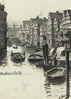 Fritz Stoltenberg Prints: Altes Fleet, 1893. Creator: Fritz Stoltenberg