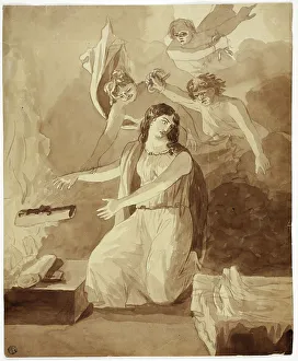 Tormented Prints: Althaea, 1821/22. Creator: Henry Pierce Bone
