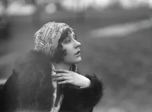 Defiance Prints: Altman, Ruth, Miss, portrait photograph, 1928 Creator: Arnold Genthe