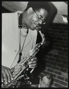 Alto Sax Collection: Alto saxophonist Brad Leali playing at The Fairway, Welwyn Garden City, Hertfordshire, 2000