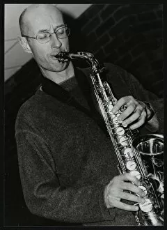 Alto Saxophonist Collection: Alto saxophonist Martin Speake playing at The Fairway, Welwyn Garden City, Hertfordshire, 2003