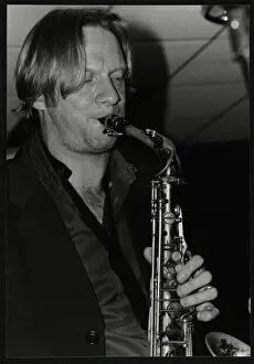 Alto Sax Collection: Alto saxophonist Matt Wates playing at The Fairway, Welwyn Garden City, Hertfordshire, 2003