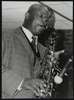 Alto Saxophonist Collection: Alto saxophonist Wessell Anderson playing at The Fairway, Welwyn Garden City, Hertfordshire
