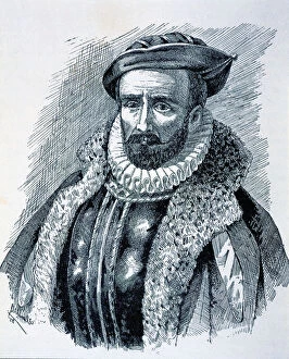 Images Dated 13th January 2015: Alvaro Mendana de Neira (1541-1595), Spanish navigator, he sent expeditions