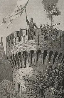Alvaro Perez Osorio (1358-1406), 1890. Creator: Joan Serra y Pausas
