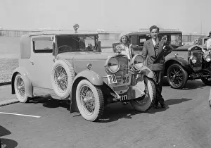 Alvis Prints: Alvis of Henken Widengren at the B&HMC Brighton Motor Rally, Brighton, Sussex, 1930