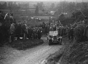 Uphill Climb Prints: Alvis of RC Porter competing in the MCC Exeter Trial, Ibberton Hill, Dorset, 1930