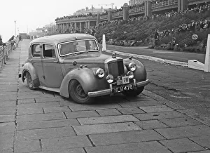 Saloon Prints: Alvis TA21 at Blackpool during 1954 R. A. C. Rally. Creator: Unknown