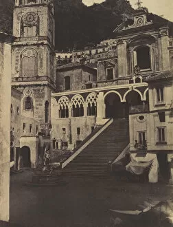 Eugene Gallery: Amalfi, Cathedral, 1853. Creator: Firmin-Eugène Le Dien