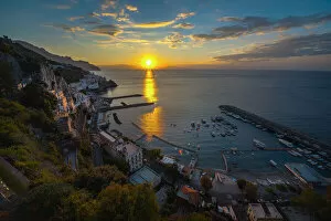 ART Collection: Amalfi Sunset (Italy). Creator: Viet Chu