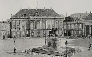 Amalienborg Palace, Copenhagen, Denmark, 1898. Creator: Bernardo Rico