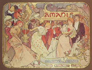 Amants a comedy at the Theatre de la Renaissance, 1895