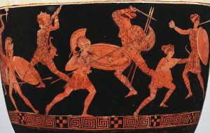 New York Prints: Amazonomachy (Battle of Greeks against Amazons)