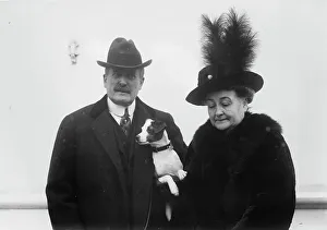 Banker Prints: Amb. Myron T. Herrick & wife, between 1912 and 1914. Creator: Bain News Service