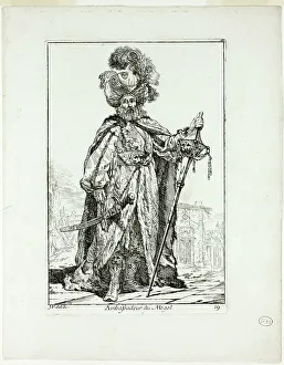 Mongolian Prints: Ambassadeur du Mogol, plate nineteen from Caravanne du Sultan à la Mecque