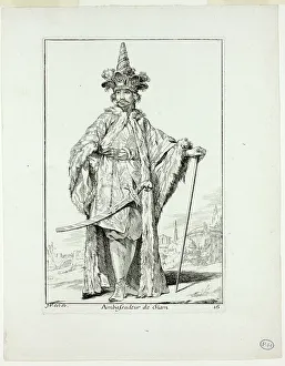 Vien Joseph Marie I Prints: Ambassadeur du Siam, plate sixteen from Caravanne du Sultan à la Mecque