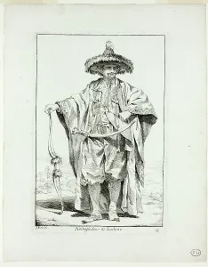 Vien Joseph Marie I Prints: Ambassadeur de la Chine, plate fifteen from Caravanne du Sultan à la Mecque