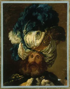 Fine Prints: Ambassador of the Mogol, 1748. Creator: Vien, Joseph Marie (1716-1809)