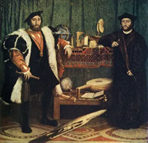 Ambassador Prints: The Ambassadors, 1533, (1909). Artist: Hans Holbein the Younger
