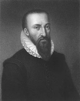 Ambrose Collection: Ambrose Pare, 16th century French military surgeon, 1835