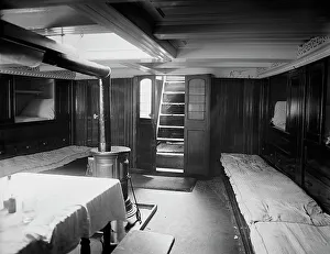 1900 Prints: Ambrose Snow, Cabin of pilot boat no. 2, between 1900 and 1905. Creator: Unknown