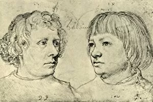 Ambrosius Collection: Ambrosius and Hans, the artists sons, 1511, (1943). Creator: Hans Holbein the Elder