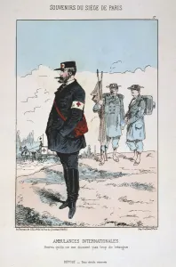 Defender Prints: Ambulances Internationales, Siege of Paris, 1870-1871