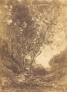 And Xa9 Prints: Ambush (L Embuscade), 1858. Creator: Jean-Baptiste-Camille Corot