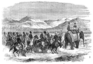 Mayo Lord Prints: The Ameer of Cabool on his way to Peshawur, 1869. Creator: Unknown