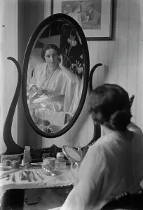 Hairbrush Prints: Amelita Galli-Curci, 1917. Creator: Bain News Service
