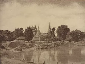 Burmese Collection: Amerapoora: Shwe-doung-dyk Pagoda, September 1-October 21, 1855. Creator: Captain Linnaeus Tripe
