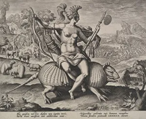 Second State Prints: America, from the Four Continents. n. d. Creator: Adriaen Collaert