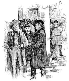 H C Seppings Wright Prints: America Revisited by our Special Artist: western and southern men