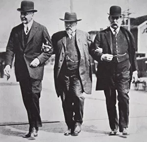 Arms Linked Gallery: Three American businessmen, 1900s