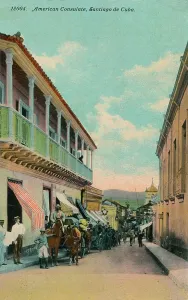 Harris Bros Co Prints: American Consulate, Santiago de Cuba, c1911
