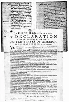 4th July Gallery: American Declaration of Independence, 4 July 1776