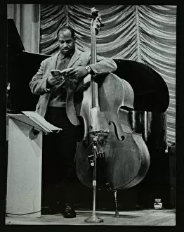 Eddie Gallery: American double bassist Eddie Jones, Welwyn Garden City Cinema, Hertfordshire, 29 September 1967