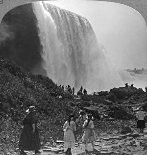 American Falls, Niagara Falls, New York, USA.Artist: Realistic Travels Publishers