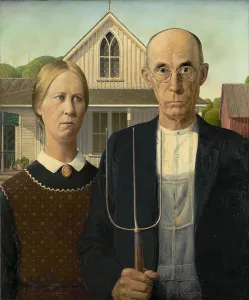 American Gothic, 1930. Creator: Wood, Grant (1891-1942)