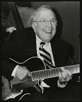American guitarist Bucky Pizzarelli at The Fairway, Welwyn Garden City, Hertfordshire, 2000